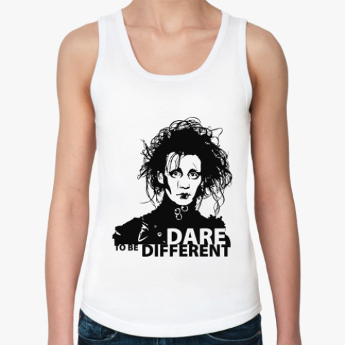 Женская майка с принтом Эдвард Руки-ножницы