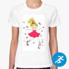 Женская спортивная футболка