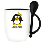 Кружка с ложкой