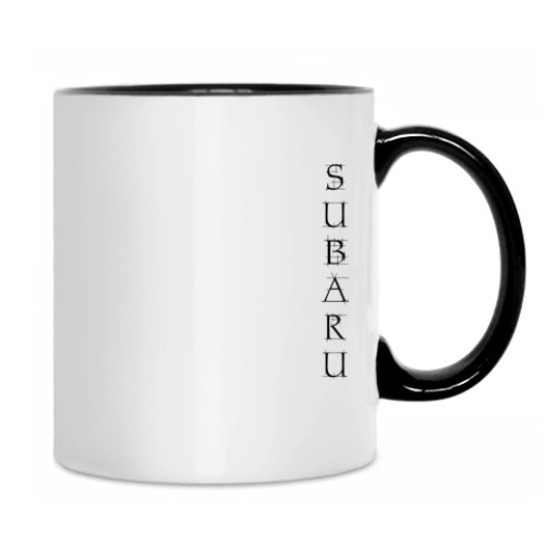 Кружка с принтом Subaru