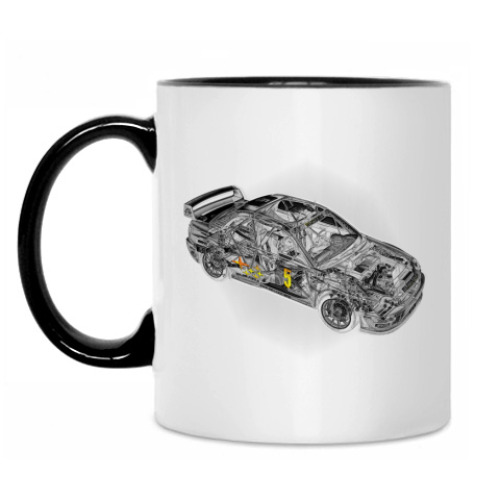 Кружка с принтом Subaru