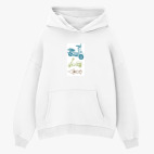 Толстовка худи оверсайз