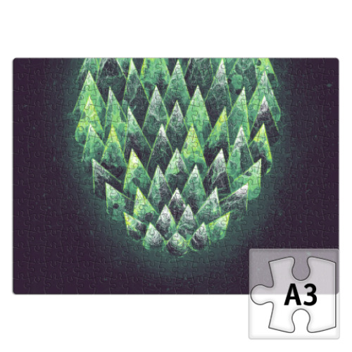 Пазл с принтом развитие / рост / процветание