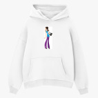 Толстовка худи оверсайз