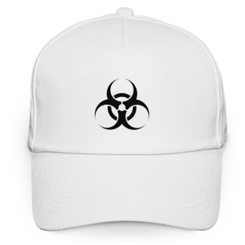Кепка бейсболка с принтом  Biohazard