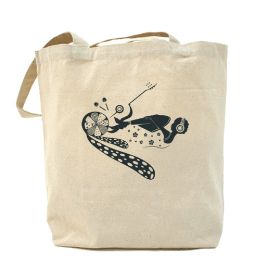 Сумка шоппер с принтом Африканский Мус лайт