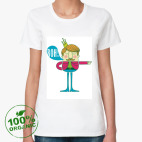 Женская футболка органик