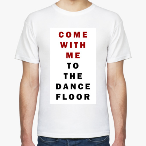 Футболка с принтом Come with me