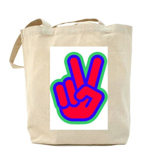 Сумка шоппер с принтом We Shall Overcome