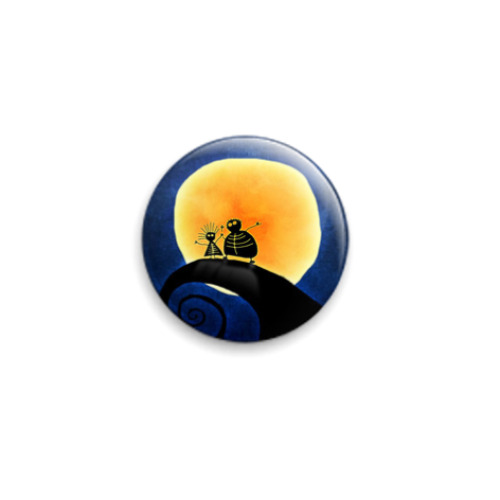 Значок 25мм с принтом zna4ok