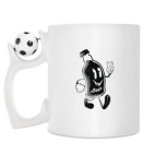 Кружка с футбольным мячиком