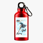 Металлическая бутылка 400 мл UV-DTF