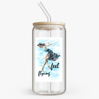 Банка с бамбуковой крышкой