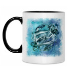 Кружка двухцветная