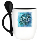 Кружка с ложкой