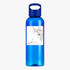 Прозрачная спортивная бутылка