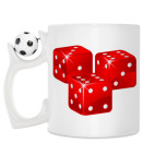 Кружка с футбольным мячиком