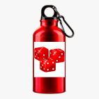 Металлическая бутылка 400 мл UV-DTF