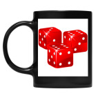 Кружка цветная UV-DTF