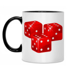 Кружка двухцветная