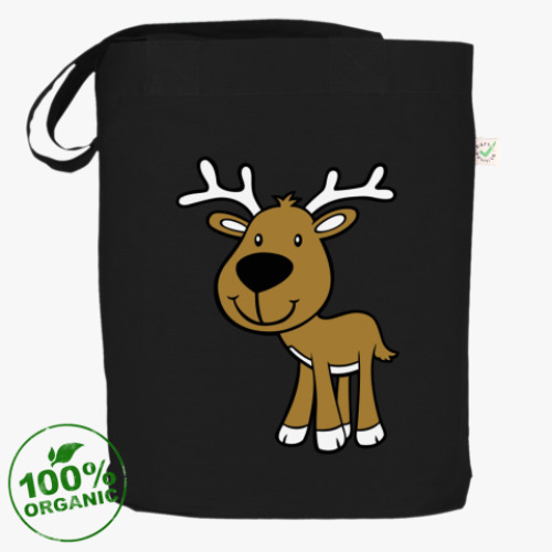 Сумка шоппер с принтом  Оленёнок