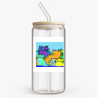 Банка с бамбуковой крышкой