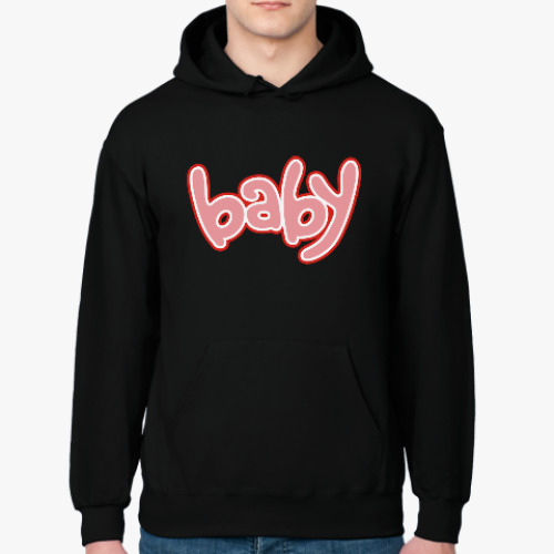 Толстовка худи с принтом Baby