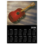 Календарь A3 2026, черный Сеговиа