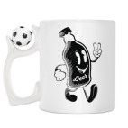 Кружка с футбольным мячиком