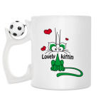 Кружка с футбольным мячиком