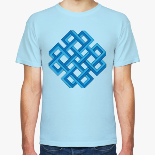 Футболка с принтом Невозможная фигура