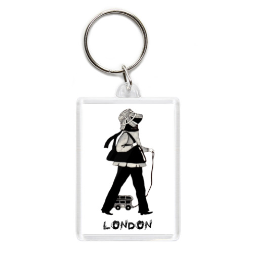 Брелок с принтом  'Лондон'