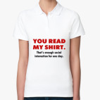 Женская рубашка поло