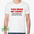 Мужская футболка органик