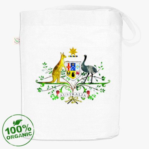 Сумка шоппер с принтом Герб Австралии