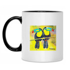 Кружка двухцветная