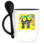 Кружка с ложкой