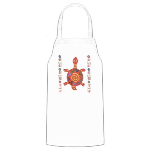 Фартук с принтом черепашка из Африки