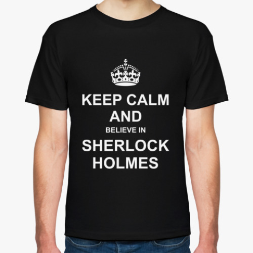 Футболка с принтом Sherlock Holmes