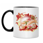 Кружка двухцветная