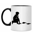 Кружка двухцветная