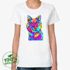 Женская футболка органик