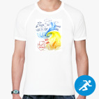 Мужская спортивная футболка