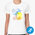 Женская спортивная футболка