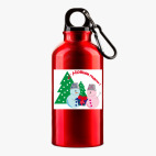 Металлическая бутылка 400 мл UV-DTF