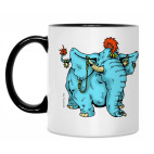 Кружка двухцветная