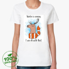 Женская футболка органик