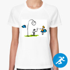 Женская спортивная футболка