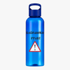 Прозрачная спортивная бутылка