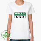 Женская футболка органик